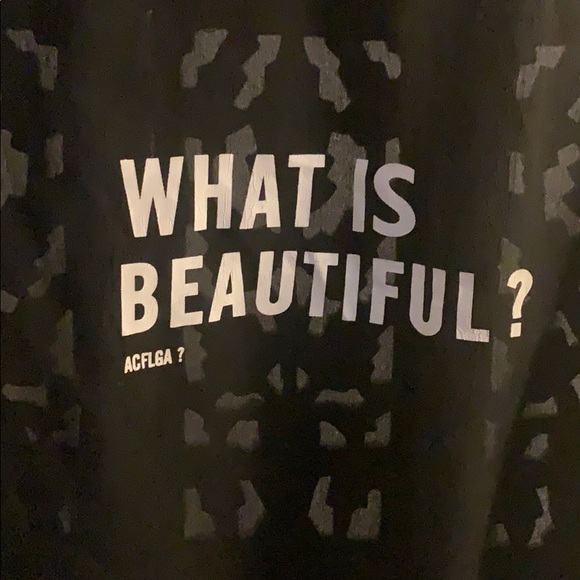 “What is Beautiful” oversized chiffon top - Picture 2 of 6